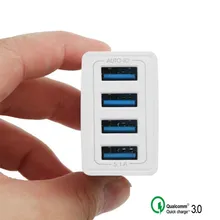 Универсальное зарядное устройство с 4 портами USB адаптер 4A зарядному устройству вилка европейского и американского мульти-портовый концентратор USB зарядное устройство для мобильного телефона зарядное устройство для зарядки