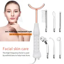 Высокочастотный портативный прибор для лица Карманный Компактный салон красоты спа акне семейное использование инструмент для красоты лица
