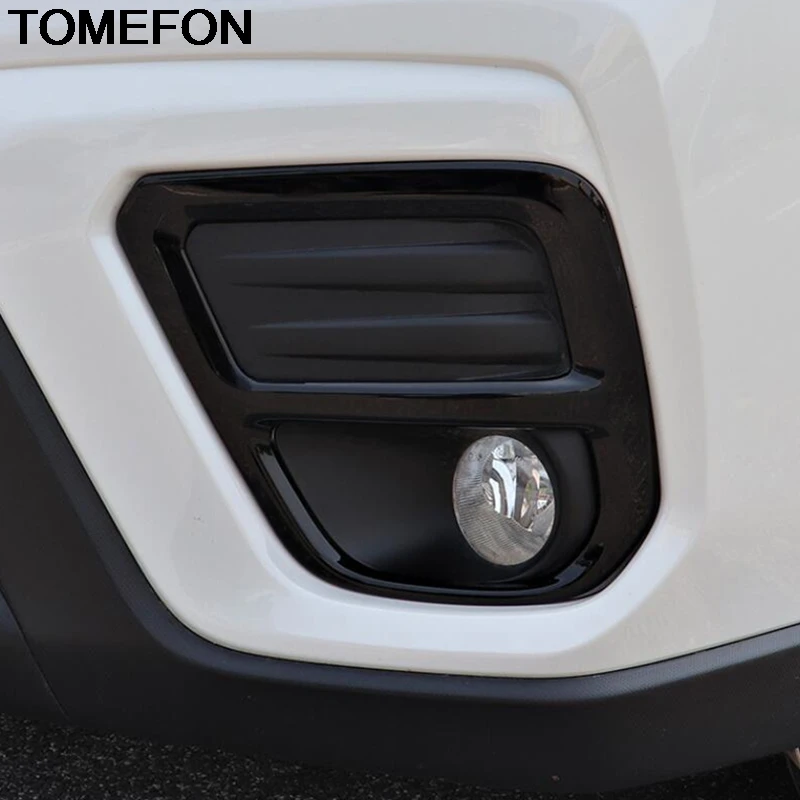 

TOMEFON For Subaru Forester SK 2018 2019 2020 Car Front Headlight Fog Light Lamp Sticker Cover Trim Exterior Accessories ABS
