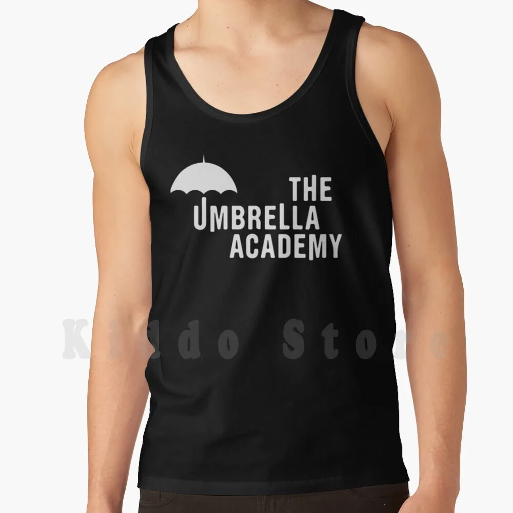 The Umbrella Academy-Canotte Bianche Gilet Senza Maniche Ombrello Academy The Umbrella Academy Umbrella Academy