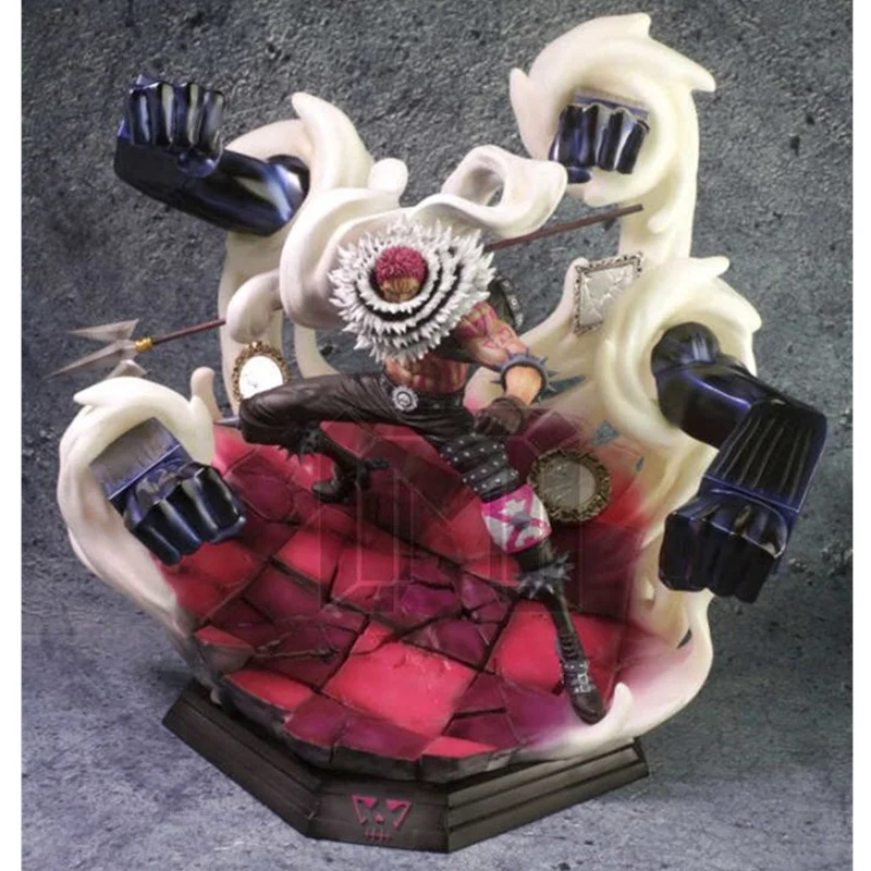 One Piece Charlotte Katakuri Statue Big Mom Charlotte Katakuri Bust Full Length Portrait Card Two Gk Action Figure Toy 48cm Q0 Action Figures Aliexpress