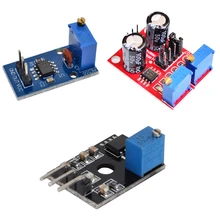 NE555 импульсная Частота Рабочий цикл регулируемый модуль генератор сигналов квадратной волны 10 кГц-200 кГц