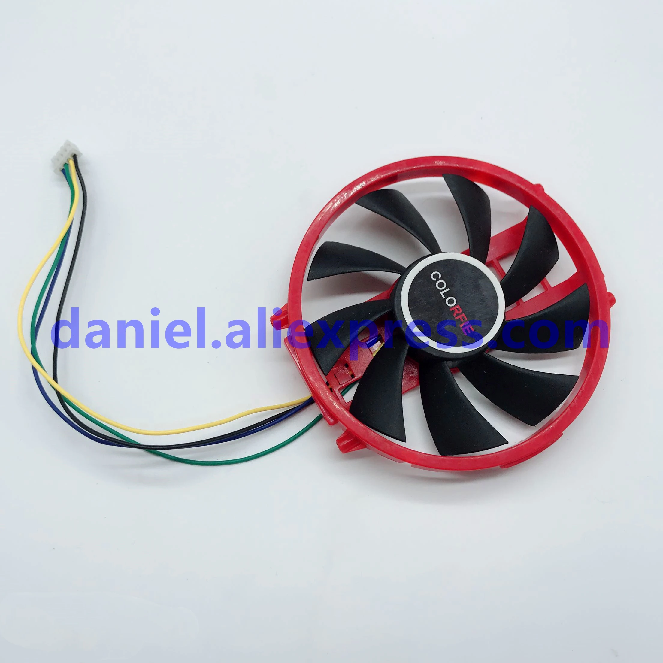 

Original colorful rainbow graphics fan (radio wind HD6570 / 6750/6670 lizard 6750/6770 poison lizard)