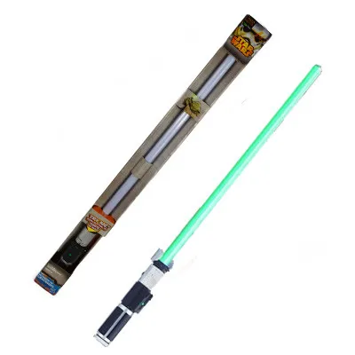 Ceny Cosplay gwiezdne wojny siła przebudzenie mistrz Yoda laserowy miecz teleskopowy Lightsaber zabawka rzucanie i rzucanie typu świecące zabawki