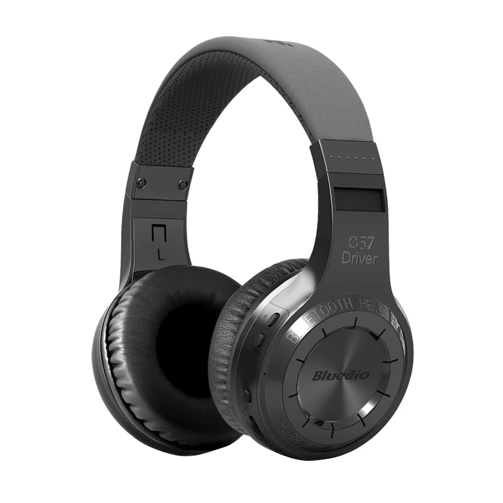 Bluedio HT частный режим бас резонанс стерео вращать беспроводные BT5.0 наушники ультра-долгое время Bluetooth Музыка вызов гарнитура - Цвет: Черный