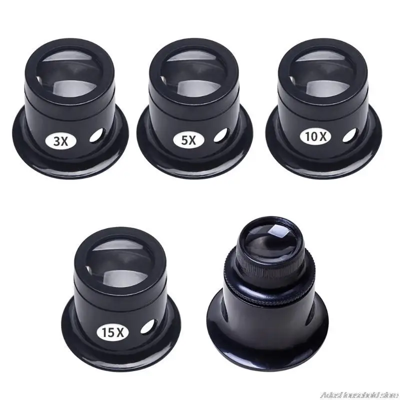 Monoculars Magnifier Magnifying Glass Watchmakers Loupe Lens Jeweler Watch Eye Len Repair Tool 3X-20X jewelry magnifier,jeweler repair magnifier,jewelry magnifying glass,magnifying glass,soldering magnifier,soldering repair magnifier,watch repair tool,reading magnifier