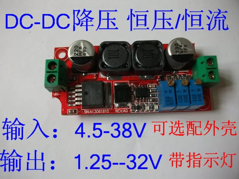

Enhanced Dc-dc5a High Power Step-down Constant Voltage Constant Current Adjustable Power Module Battery Charging LED Drive