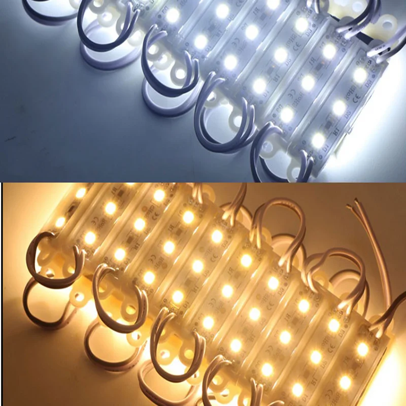 LED Module Light 20PCS Small Size 2835 SMD 2 LED DC12V Waterproof IP65 Advertising Sign Backlight Storefront Modules Strip Lamps led modules led module