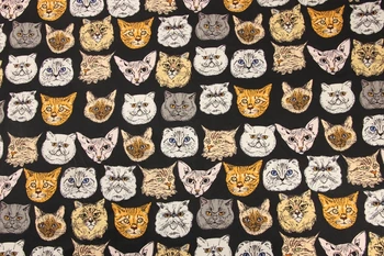 

50*140cm Canadian Hairless Pet Cat DIY handmade patchwork Canvas fabric textile Sewing DIY Tablecloth Sofa Cover