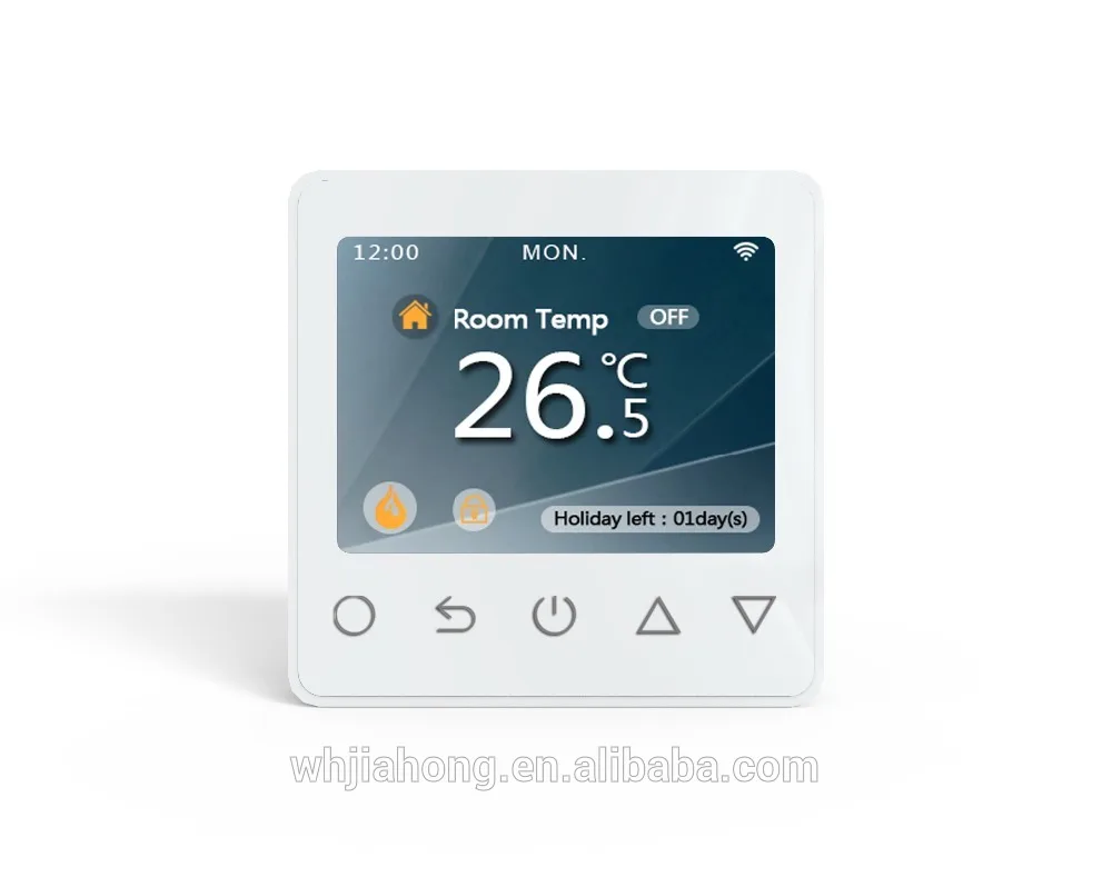 

Easy heat thermostat manual smart wifi radiator thermostat 220v for floor heating system