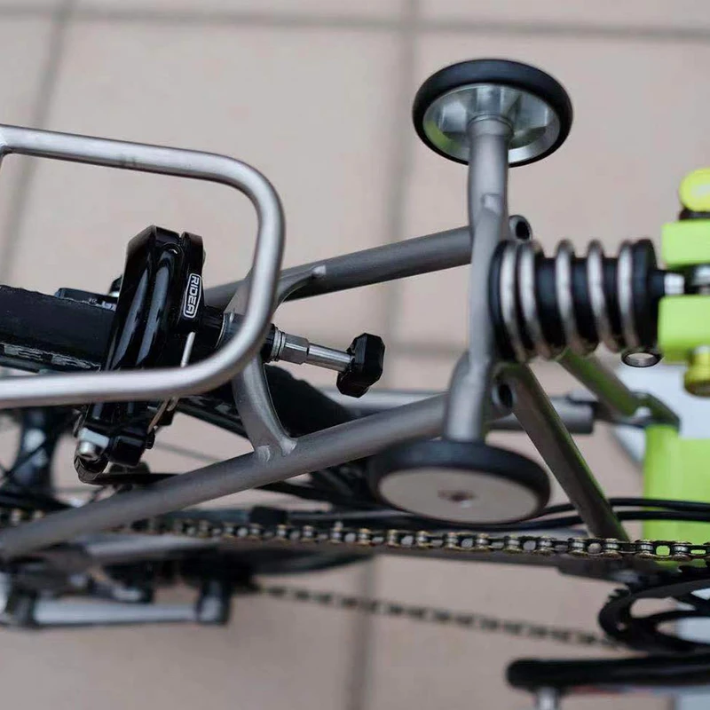 Титановый сплав Stopdisk для Brompton складной велосипед панель для парковки сверхлегкий 3 цвета