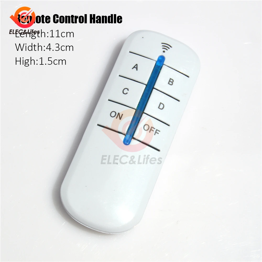 Manual Wireless Intelligent Remote Control Four-Way Led Lamp Switch,  220V,30m Remote Control Distance: : Tools & Home Improvement