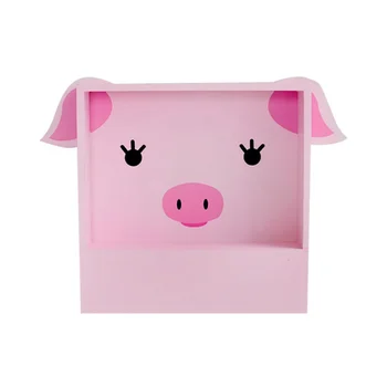 

Cute Animal Shape Storage Rack Wooden Wall Hanging Storage Rack,