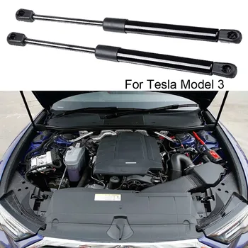 

2Pcs Vehicle Front Engine Hood Gas Spring Lift Supports Struts Car Hydraulic Rod for Tesla Model 3 Auto Supplies