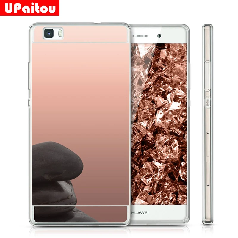 

UPaitou Mirror Case for Huawei Nova 5 4 4i 3 3i P20 P10 Pro P9 Plus P8 Lite Case Acrylic Soft Silicone Cover for P8Lite 2015