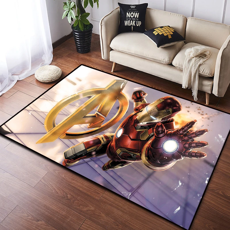 Коврик для двери с супергероями из команды Мстителей Marvel, ковер Капитана Америки, коврик для спальни, нескользящий коврик, мультяшный подарок - Color: Style 20