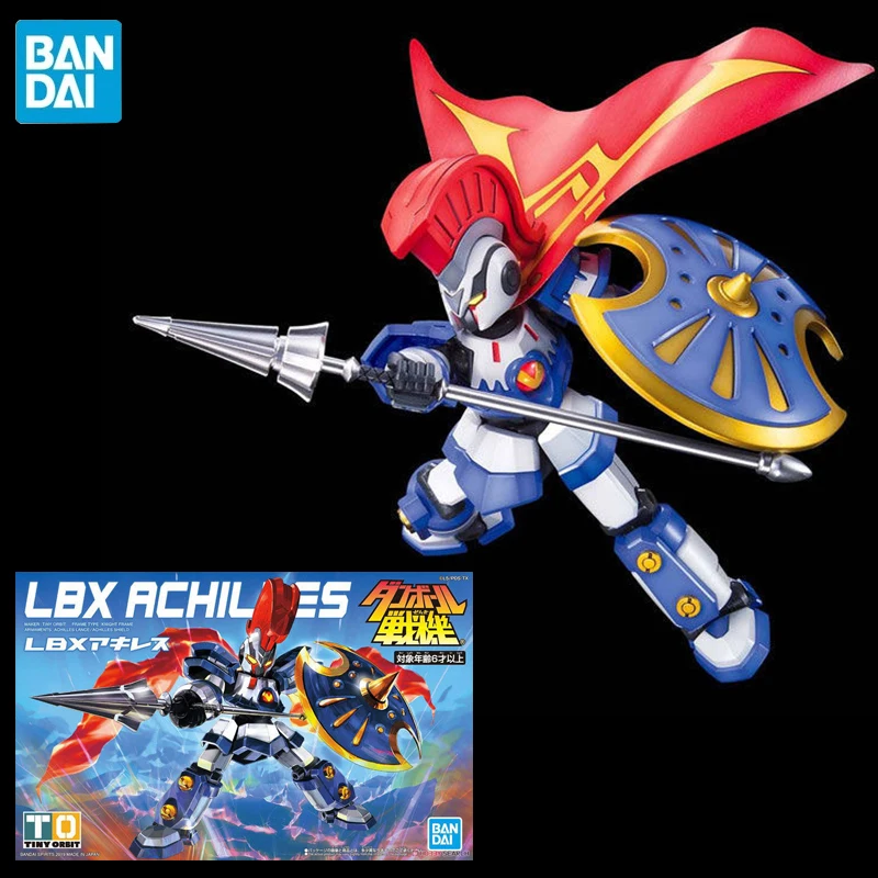 

Bandai Original Gunpla Assembly Model WARS LBX Achilles 57584 Anime Carton Fighter Bomb HF001 Action Figure Robot Gundam Boy Toy