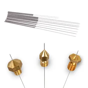 

10Pcs 3D Printer Nozzle Cleaning Needles Kit Stainless Steel Cleaning Tool 0.2/0.25/0.3/ 0.35/0.4mm