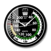 Airspeed Indicator Wall Clock For Pilot Home Décor Airplane Instrument Silent Swept Clock Aviator Mancave Artwork Timepieces 6