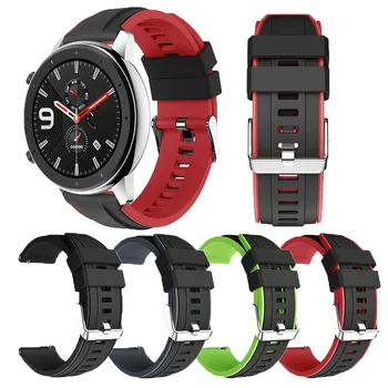 

For Huami Amazfit GTR 47MM Silicone Watch Band Men Women Sport Smart Watch Strap For Samsung galaxy watch 3 45mm accessories