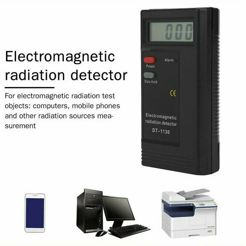 DT-1000 цифровой детектор электромагнитного излучения EMF метр Дозиметр Гейгер тест ЖК-дисплей