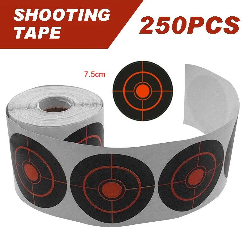 250pcs/roll Splatter & Reactive Targets for Shooting Archery Bow and Arrow 