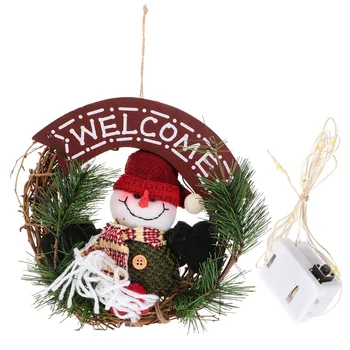 

1 Set Chic Simple Lovely Christmas Decor Christmas Wreath for Window