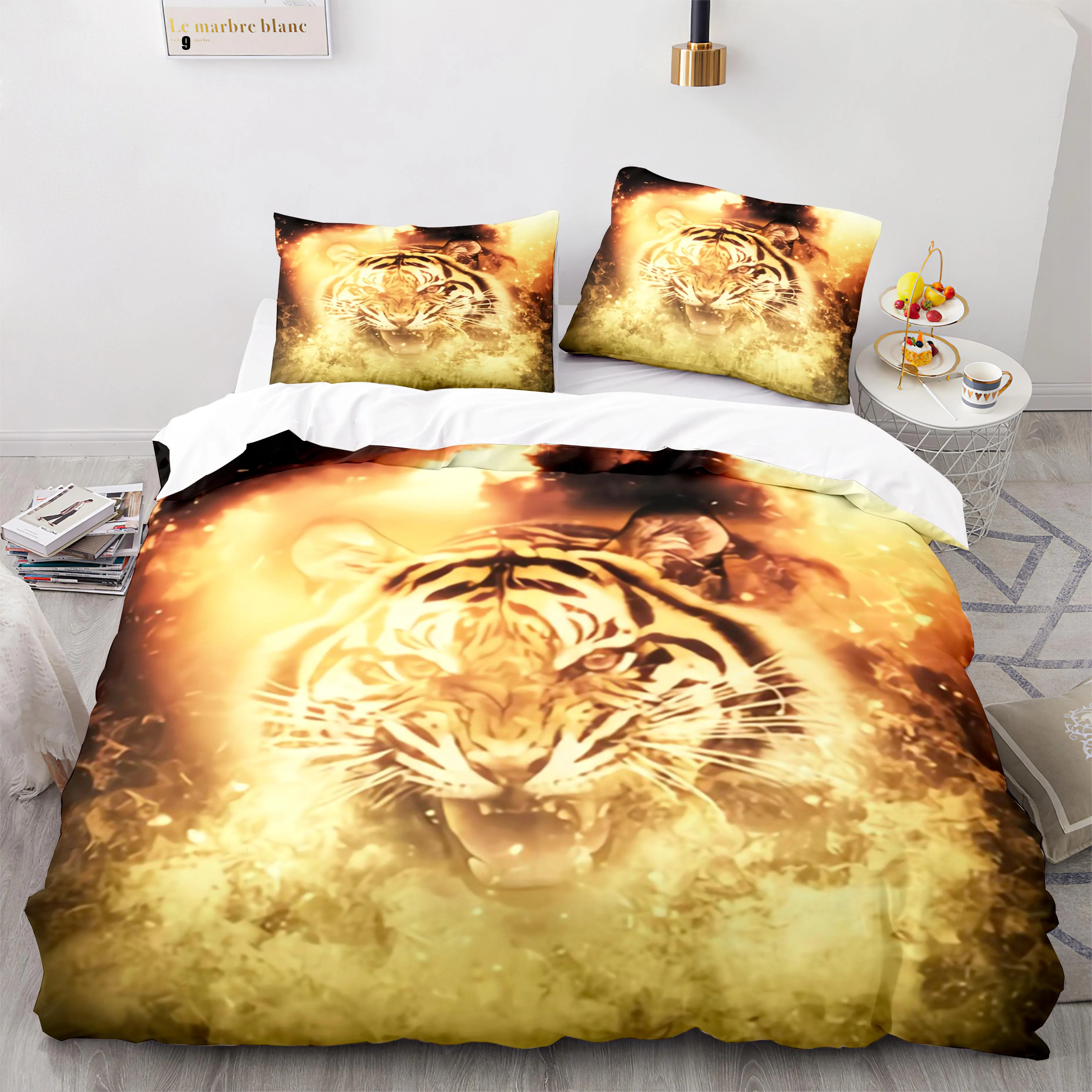 Set Biancheria Da Letto Con Etichetta Fiamma Singolo Twin Full Queen King Size Ghiaccio E Fuoco Blaze Tag Set Letto Kid Kid Camera Da Letto Duvetcover