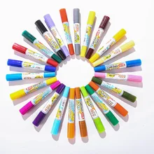 8/12/18/24 цвета зубная щетка с двумя головками и маркер для белой доски плакат для студентов на масляной основе большой картина mark ручки для рисования эскиз