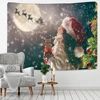 Christmas living room tapestry Mandala wall tapestry background cloth Hippie fantasy scene Bohemian home deco sofa blanket ► Photo 3/6