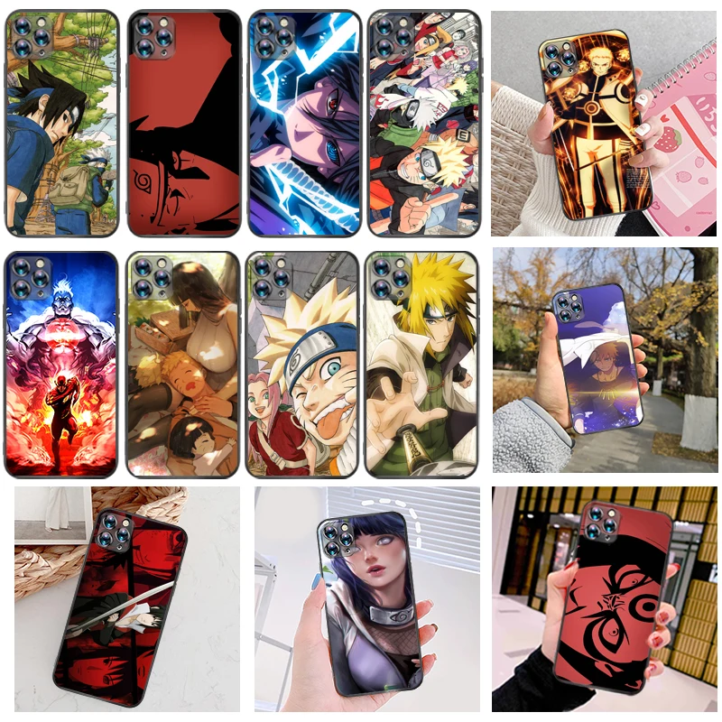 Чехол для телефона Kakashi с аниме Акацуки Итачи iPhone 11 12 Pro XS MAX 8 7 6 6S Plus X 2020 XR Mini