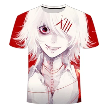 

Funny T shirts Tokyo Ghoul T shirt Men Blood Tshirts Casual Harajuku Shirt Print Japan Anime Clothes Cosplay Tshirt Printed tops