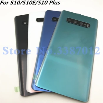 

Glass Battery Cover Back Door Housing Case For Samsung Galaxy S10 Plus S10e S10 S10+ G970 G9730 G9750 With Camera lens