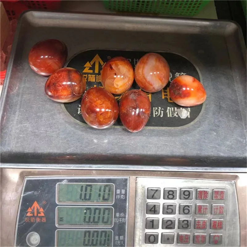 Natural Carnelian Eggs Quartz Crystals Healing Gemstone Agate Yoni Eggs For Halloween Gifts 3