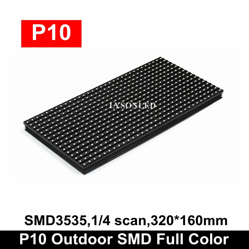 

Free Shipping P10 Outdoor Full Color Led Display Module, Building Outside High Brightness Video LED Display P10 LED Module