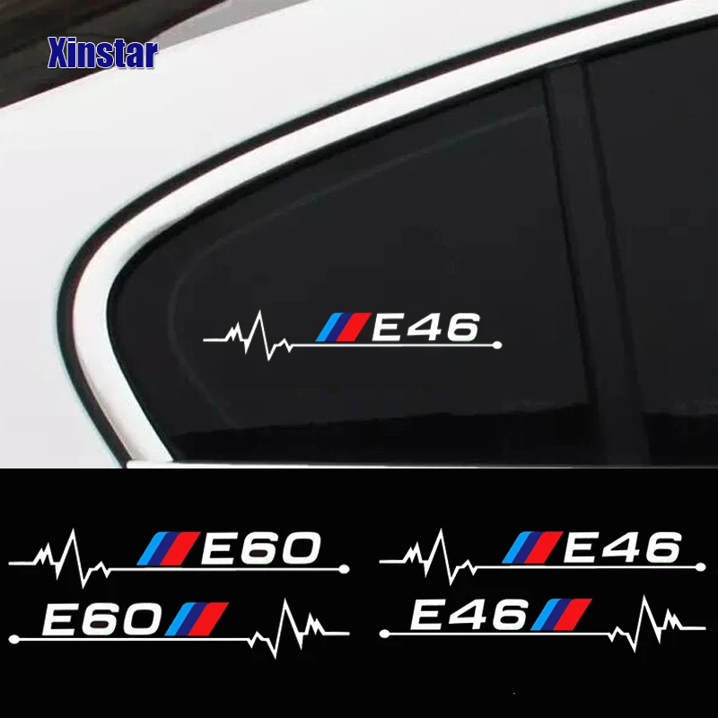 Наклейки на автомобильные окна для BMW E30 E34 E36 E39 E46 E60 E61E87 E90 E83 F10 F20 F21 F30 F35 E84 M3 M5 2