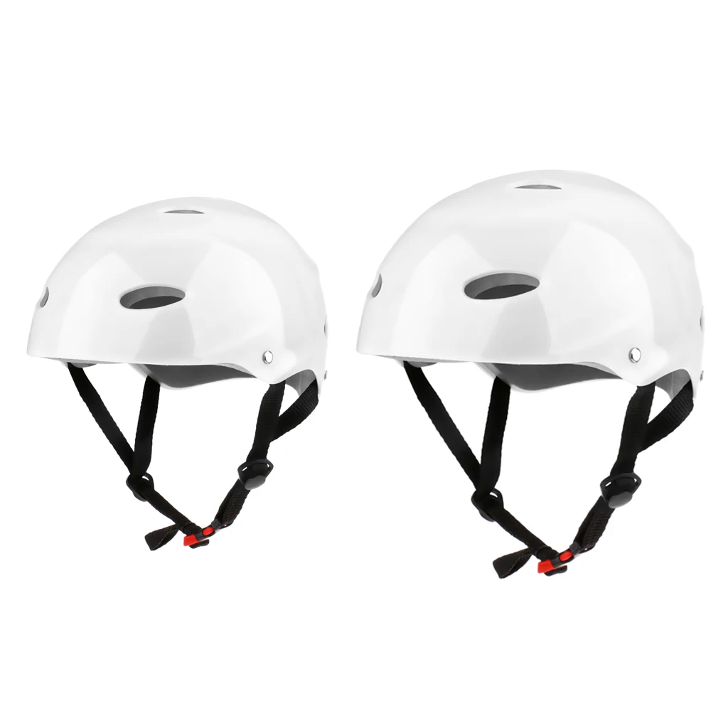 2Pcs White Water Sports Safety Helmet for Wakeboard Kayak Canoe Boat Jet Ski