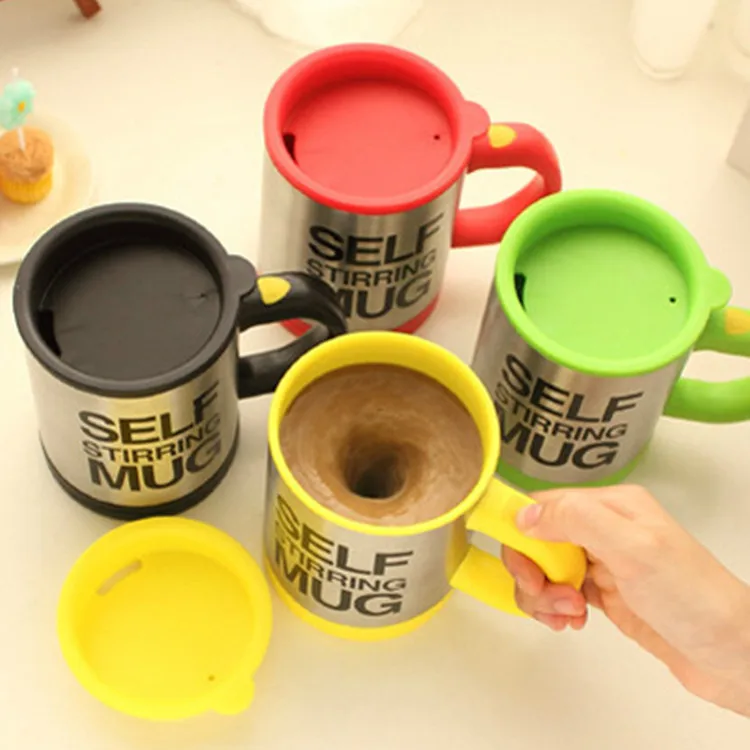 Automatic Stir Coffee Cup Bring Cover Motor-driven Dawdler Tea With Milk Cup Suit Milk Xi Bei Stainless Steel Gift Glass