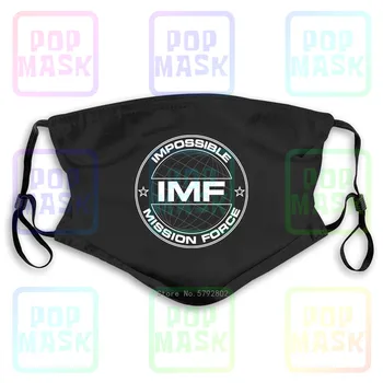 

Dust Mask with Filter Impossible Mission Force Imf Seal Rogue Nation Ethan Hunt Washable Reusable Mask