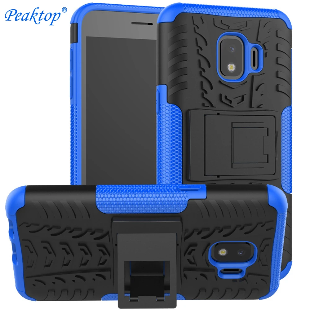 Peaktop Case For Samsung Galaxy J2 Core Cover Dual Layer Armor Back j260 Funda Shell On J260f TPU&ampPC | Мобильные телефоны и