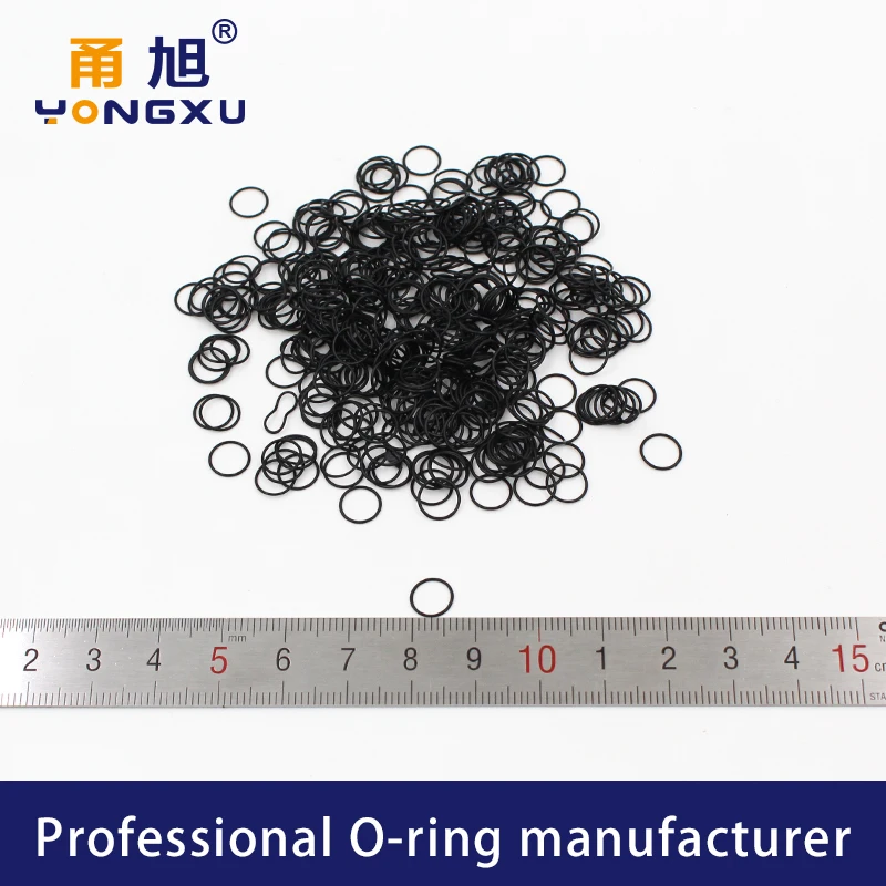 Black Nitrile Rubber Waterproof O-Ring Gasket Set - 50 Pieces
