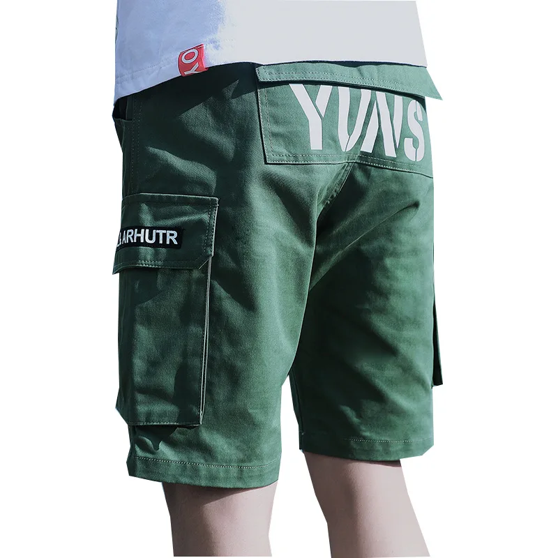Летние мужские шорты, тонкие инструменты, свободные, пять точек, спортивные, пляжные, для отдыха, короткие, мужские, корейские