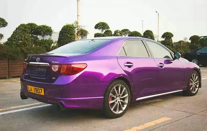 Purple Chrome Vinyl Film-1
