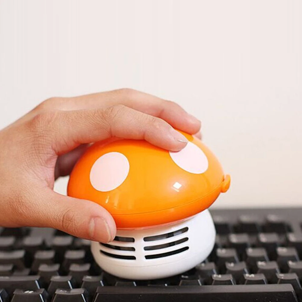 Mini Mushroom Vacuum Cleaner - Compact Device for Computer, Laptop, and Keyboard Cleaning Description Image.This Product Can Be Found With The Tag Names Computer cleaners, Computer Office, Mushroom vacuum cleaner
