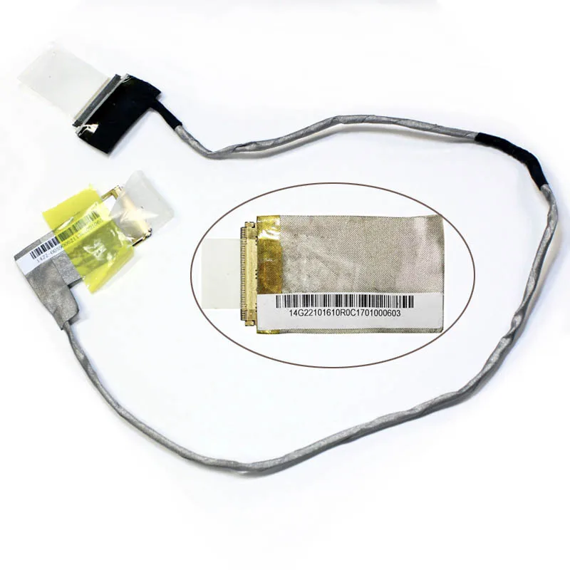 Видео Экран Flex для ASUS N53J N53S N53D N53SV N53 ноутбук ЖК-дисплей LED LVDS лента показа кабель