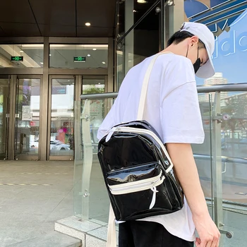 

Original Design Backpack Women 2020 Popular Candy Color Transparent Bag School Bag Fashion Cute Backpack Student PVC Backpack