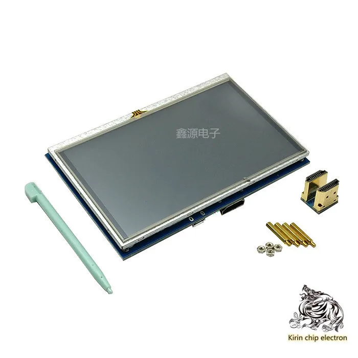 1 шт./лот Совместимость с raspberry Pi 2 5 дюймов a+/B+/2B сенсорный ЖК-экран HDMI
