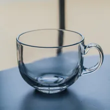 480 мл туба стеклянная кофейная кружка для завтрака молочная капучино латте кофейная чашка офисная Бытовая чашка прозрачная холодная питьевая чашка