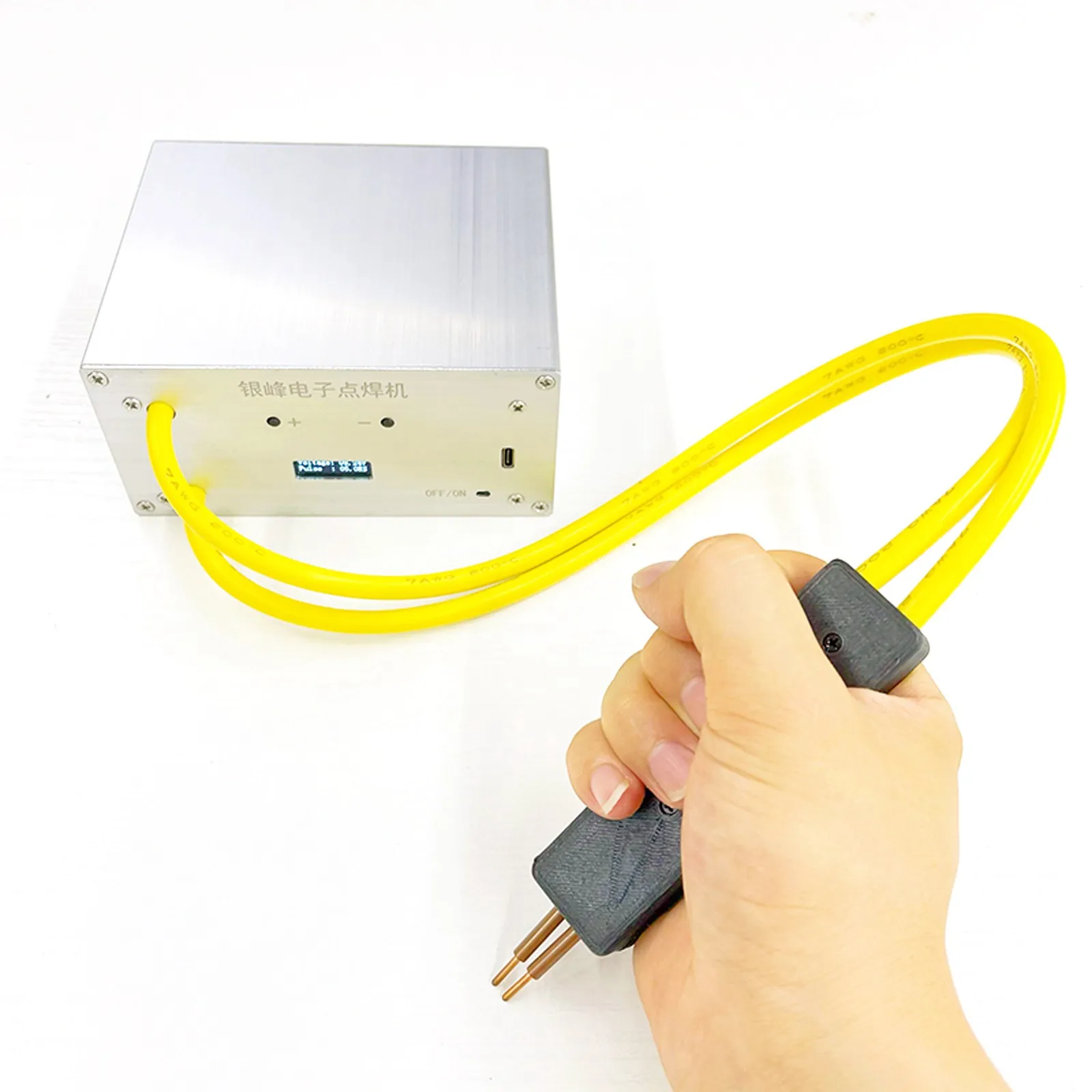 3400W DIY Lithium Battery Spot Welder Adjustable LED Spot Welding Machine Weld Tools 0.2mm Pure Nickel 18650 Battery 5600mah New