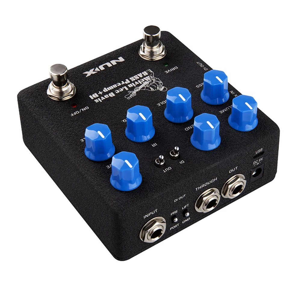 Eq　In　Nux　Guitar　Accessories　Cabinet　Pedal　Effect　3-band　Accessories　Frequency　Guitar　Bass　Parts　Simulation　Noise　Reduction　Preamp　Di　Speaker　Guitar　AliExpress